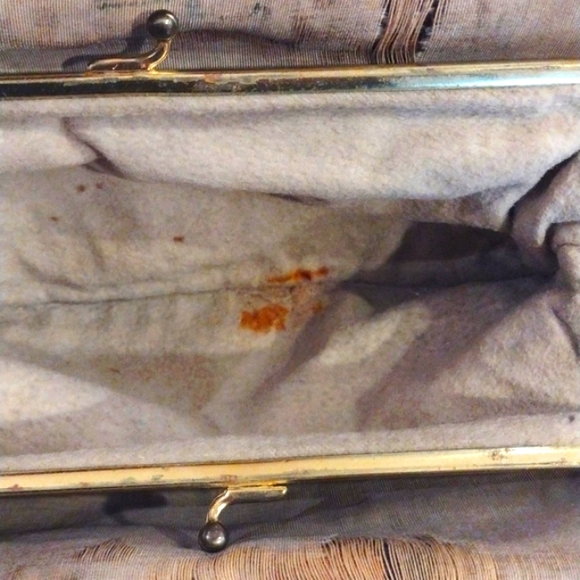 Vintage Floral Carpet Tapestry Handbag Purse - Picture 8 of 11